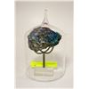 Image 1 : LARGE BORNITE ROCK IN HOLDER WITH GLASS COVER