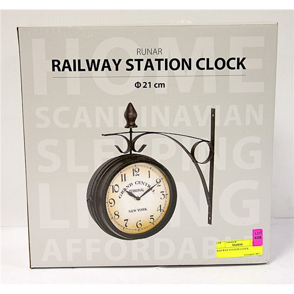 RAILWAY STATION CLOCK