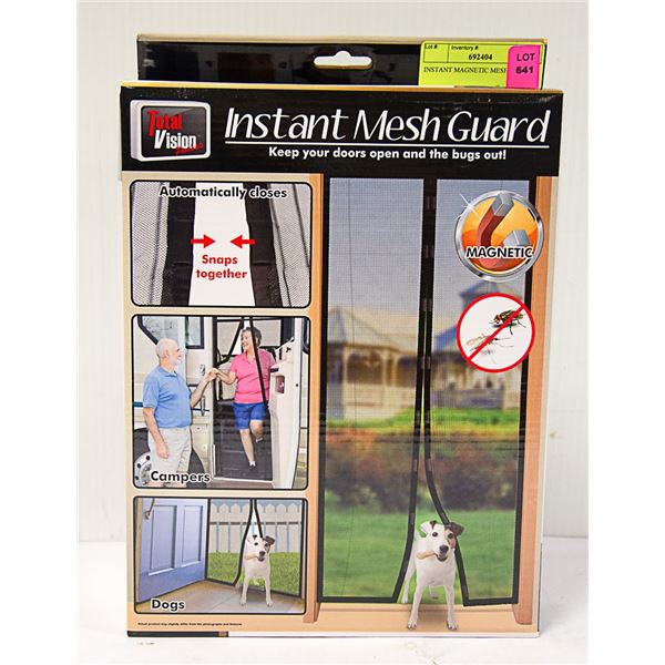 INSTANT MAGNETIC MESH DOOR
