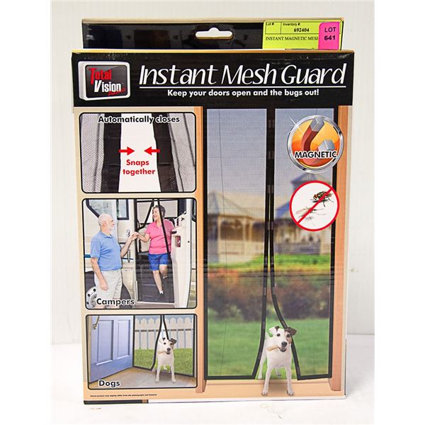 INSTANT MAGNETIC MESH DOOR