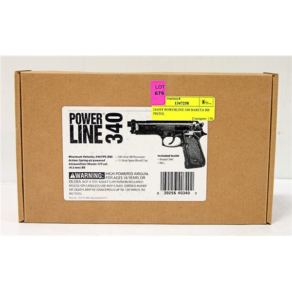 DAISY POWERLINE 340 BARETTA  BB PISTOL