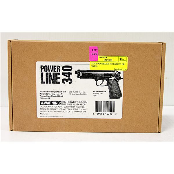 DAISY POWERLINE 340 BARETTA BB PISTOL