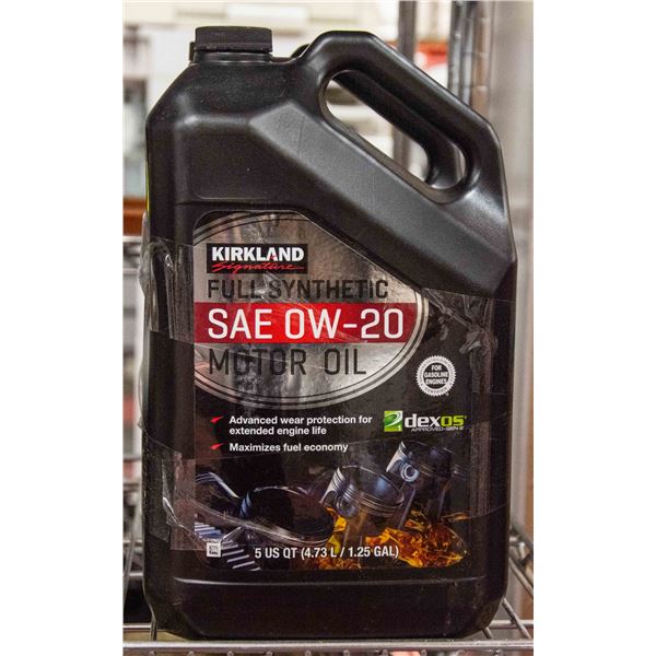 2 X 4.73L NEW KIRKLAND SYNTHETIC SA 0W-20 MOTOR