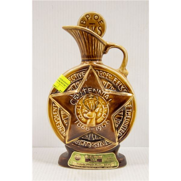 J. BEAM WHISKY DECANTER 1968 HANDCRAFTED