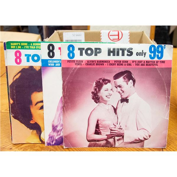 18 OLD VINYL 78 RECORDS