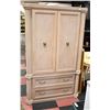 Image 1 : LIGHT WOOD TONE ARMOIRE
