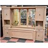 Image 1 : QUEEN SIZE HEADBOARD CABINET WITH FOOTBOARD
