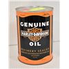 Image 1 : NOS VINTAGE FULL HARLEY DAVIDSON OIL QUART CAN