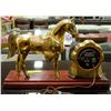 Image 2 : ANTIQUE UNITED HORSE CLOCK