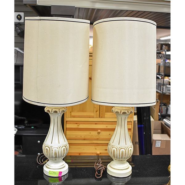 PAIR OF MID CENTURY LAMPS