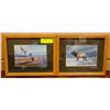 Image 1 : PAIR OF FRAMED WATER COLORS BY GARRY DOUL 11 X 9