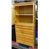 Image 2 : PINE CABINET/HUTCH