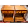 Image 1 : 2 NIGHT STANDS SINGLE DRAWER