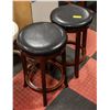 Image 1 : TWO BAR STOOLS,NO RIPS OR WARE