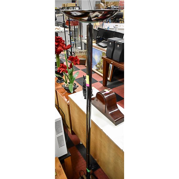 METALLIC HALOGEN FLOOR LAMP 70"TALL