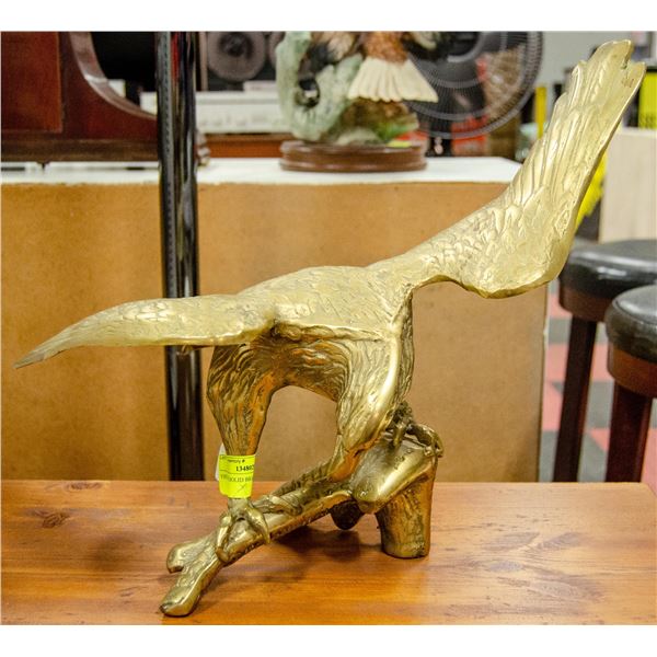 VINTAGE SOLID BRASS EAGLE