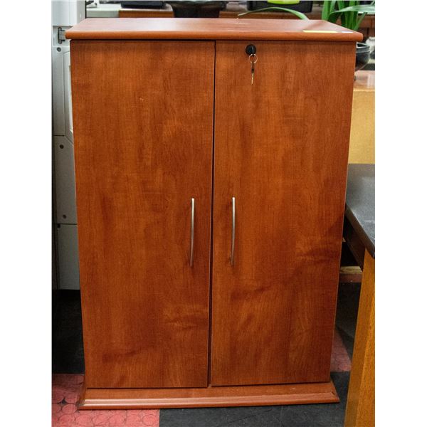 MEDIA CABINET 24"X15"X34"TALL
