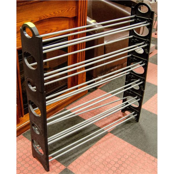 LARGE SHOE RACK - 36 INCHES LONG X 37.5 INCHES