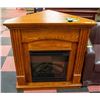 Image 1 : CORNER ELECTRIC FIREPLACE W/REMOTE-25"X40"X28"T