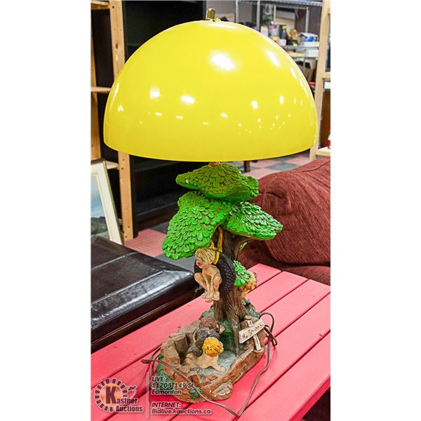 TREE WITH KIDS LAMP 28.5" TALL