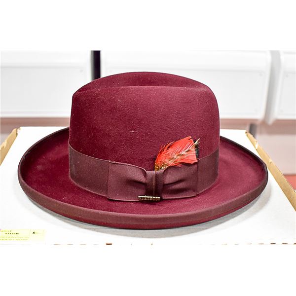 IMPERIAL STETSON GENUINE LEATHER MADE IN CANADA