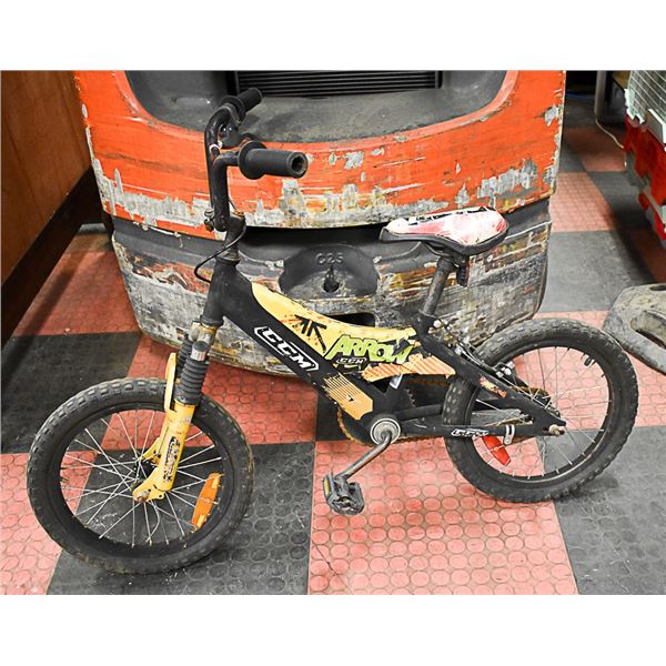 CCM FRONT SUSPENSION KIDS BIKE