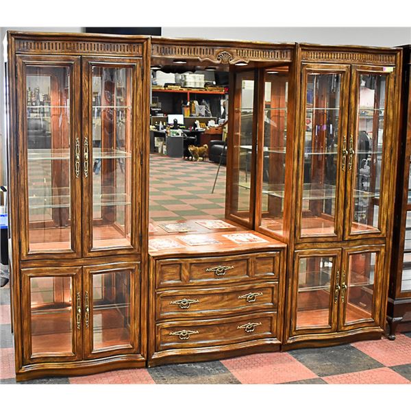 DREXEL 4PC DISPLAY CABINET