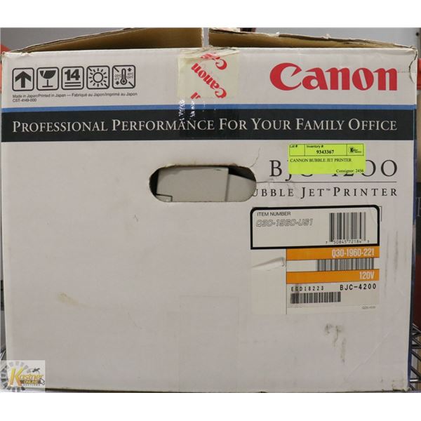 CANNON BUBBLE JET PRINTER