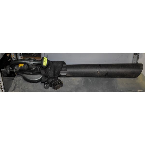 YARDWORKS ELECTRIC 2 SPEED BLOWER WITH BAG