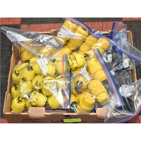 ASSORTED GENERAL ELECTRIC TWIST LOCK CONNECTOR