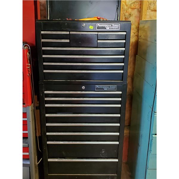 2 SECTION ROLLING MASTERCRAFT TOOLBOX WITH