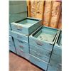 Image 2 : LARGE LOT OF METAL BASE GARAGECABINET DRAWERS