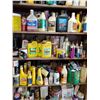 Image 2 : LARGE SHELF LOT OF VARIOUS OILS, LUBRICANTS AND