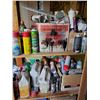 Image 3 : SHELF LOT OF ASSORTED SPRAY PAINTS CLEANERS AND