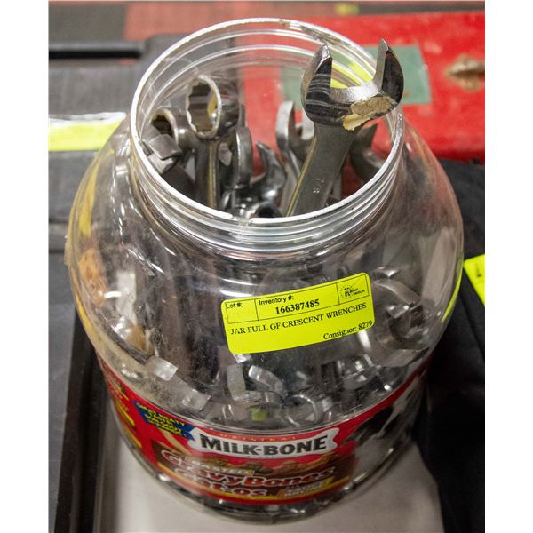 JAR FULL OF  WRENCHES