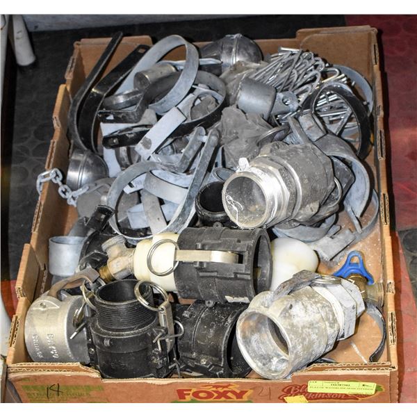 FLAT OF WATERLINE HOSE FITTINGS