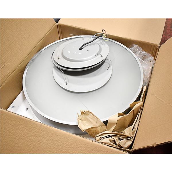 LOT OF FIVE 4" PENDANT FIXTURES - NO MOUNTING HARD