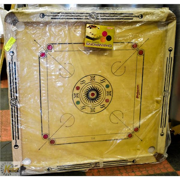 NEW CARROM TABLETOP GAME,BOX CHAMPION COINS