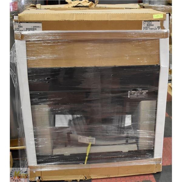 36" SEE THRU WOOD BURNING FIREPLACE ST 36D