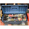Image 1 : PLASTIC TOOL BOX WITH DREMEL ATTACHMENTS