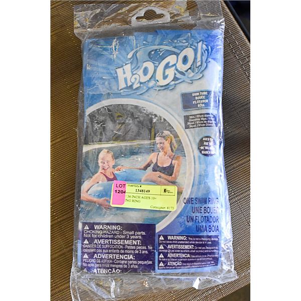 H2O GO! 36 INCH AGES 10+ SWIMMING RING