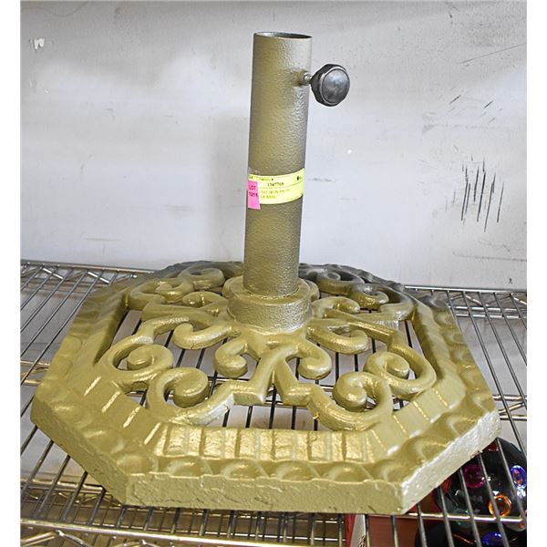 HEAVY CAST IRON PATIO UMBRELLA BASE
