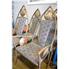 Image 3 : SET OF 4 IRON GOTHIC CHAIRS