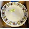 Image 1 : SET OF SEVEN RETRO IRONSTONE HANDPAINTED DINNER