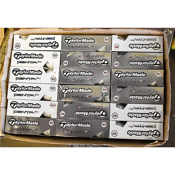 FLAT RECLAIMED TAYLORMADE PENTA TP5 GOLF BALLS