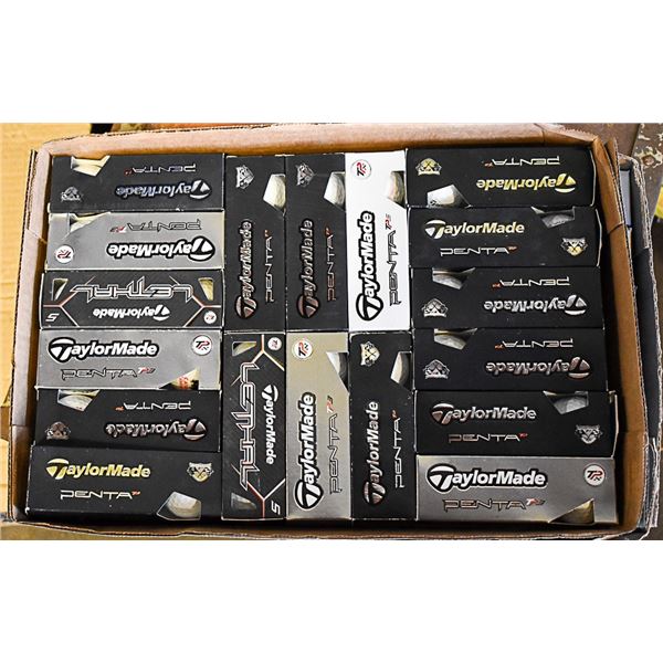 FLAT RECLAIMED TAYLORMADE PENTA TP5 GOLF BALLS