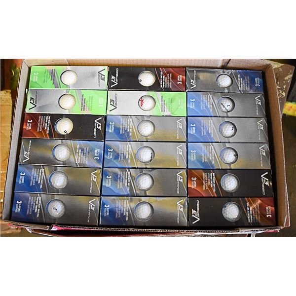 FLAT RECLAIMED TAYLORMADE V3 GOLF BALLS