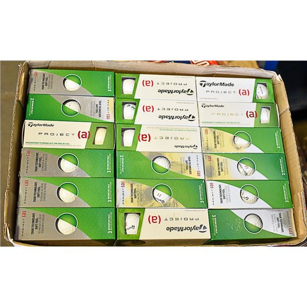 FLAT RECLAIMED TAYLORMADE PROJECT A GOLF BALLS