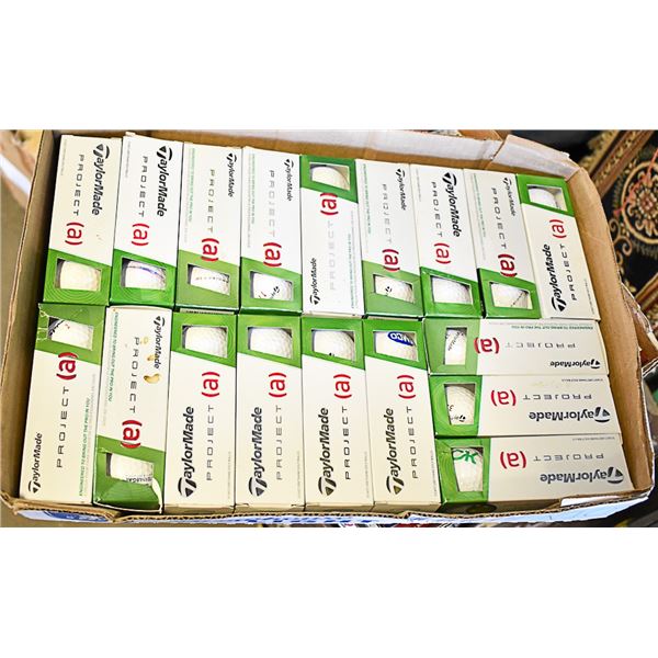 FLAT RECLAIMED TAYLORMADE PROJECT A GOLF BALLS
