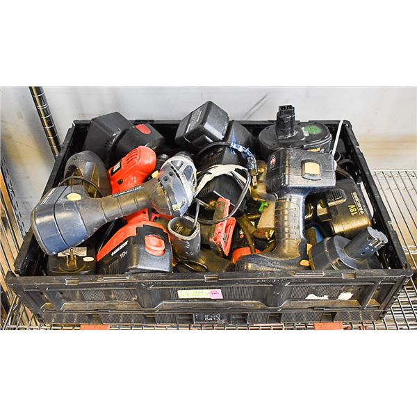 TOTE MISS MATCHED CORDLESS DRILLS & CHARGERS